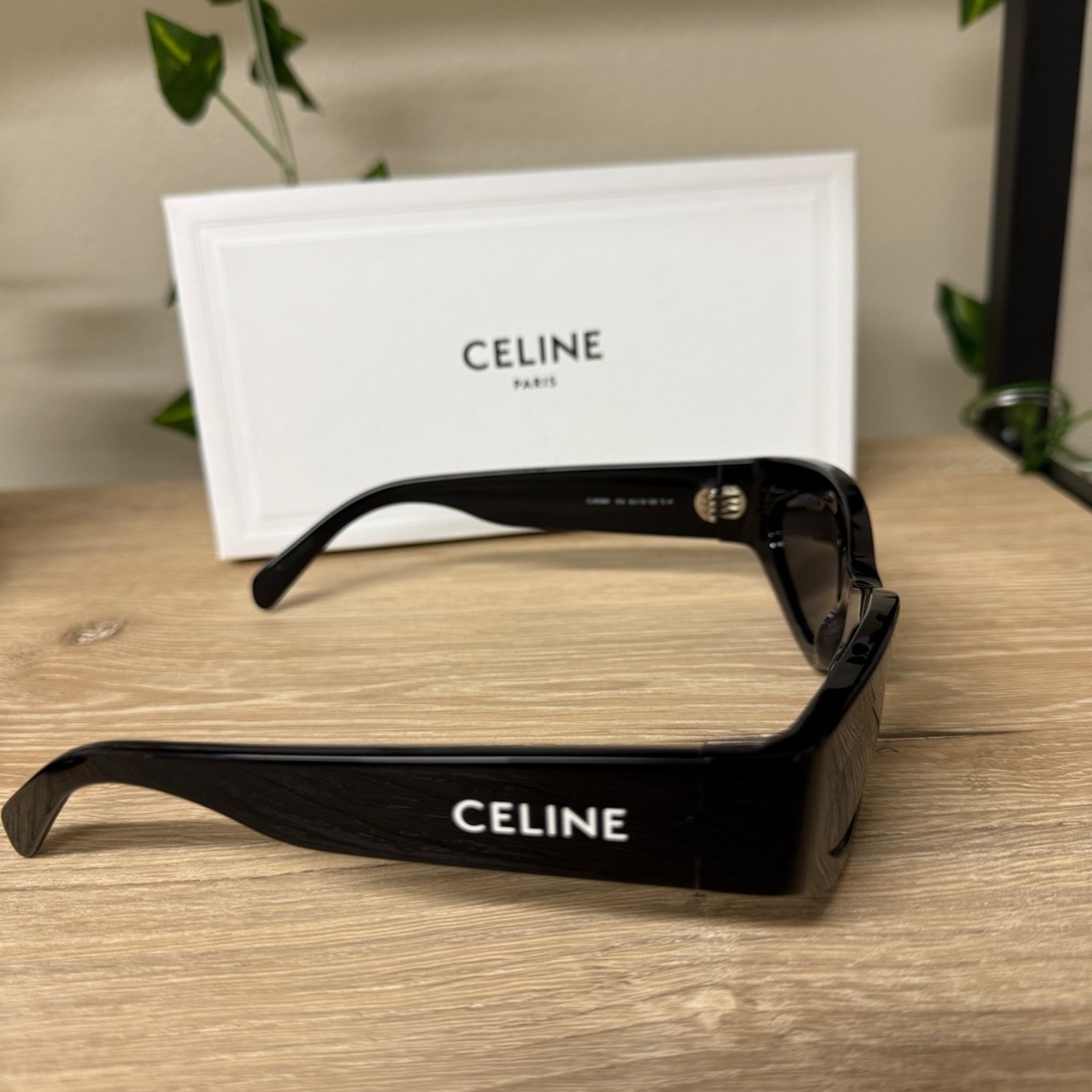 Celine Monochroms cat-eye acetate sunglasses